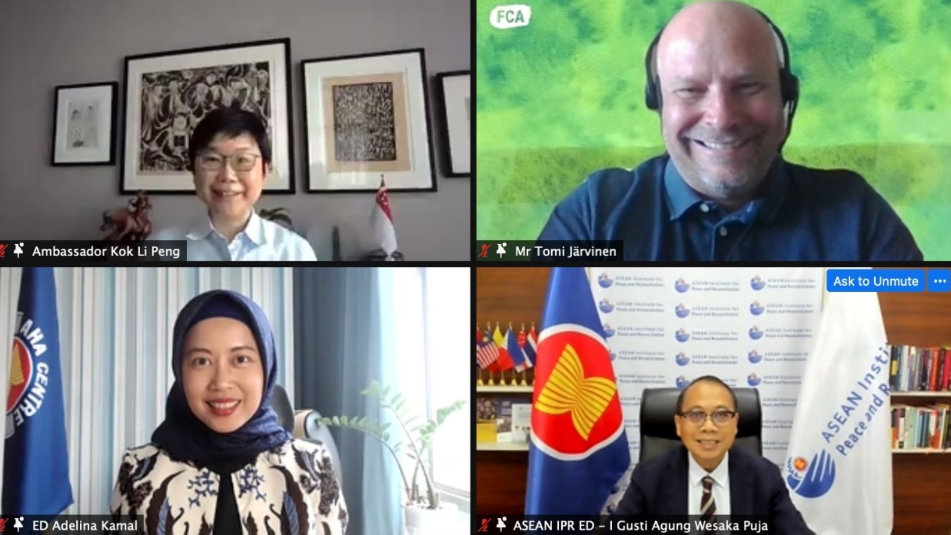 ASEAN-IPR Discussion Series 2021, Session 1: 