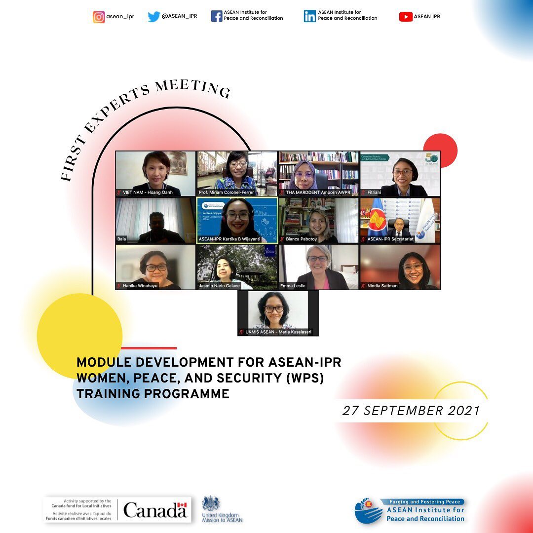 ASEAN-IPR Women, Peace & Security (WPS) Training Programme