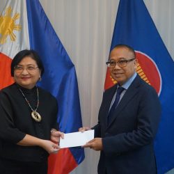 The Philippines commemorates 56th ASEAN Day by donating funds for more peace-building efforts in ASEAN